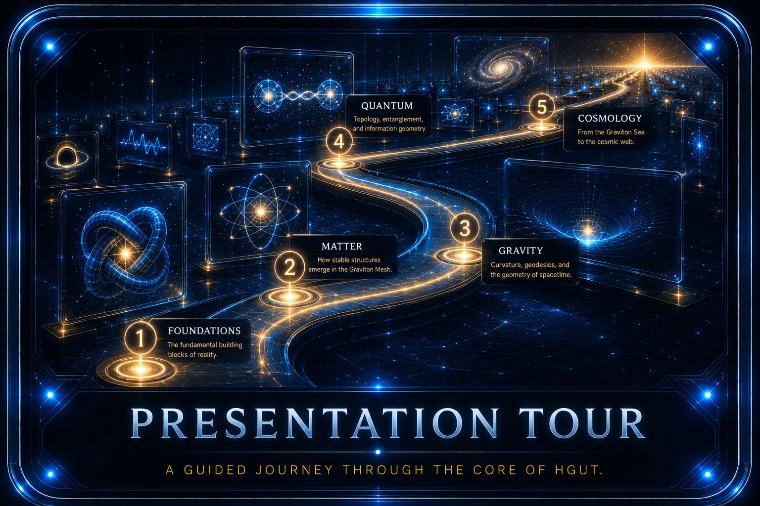 Follow the curated journey