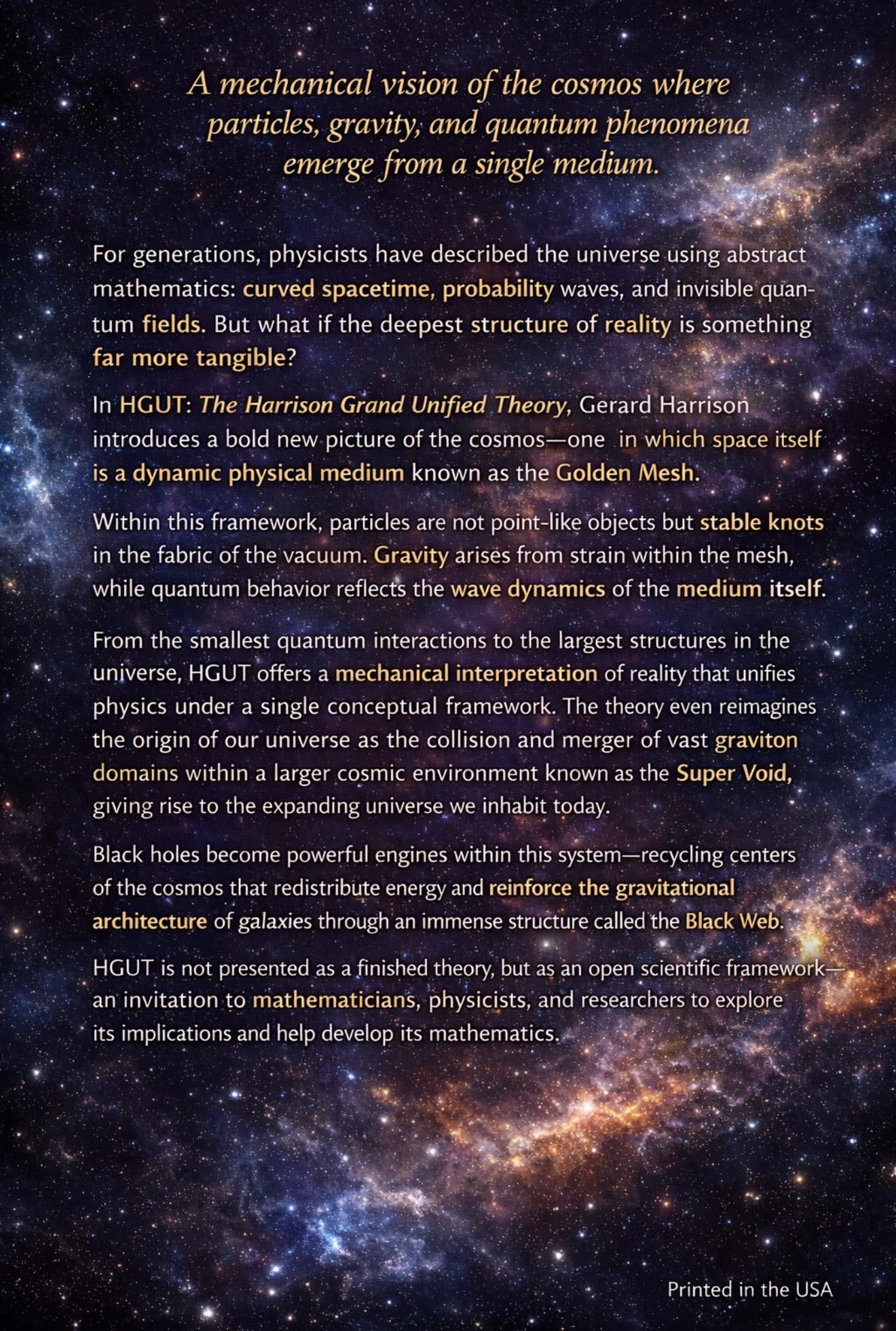 Volume I: Ontology back cover